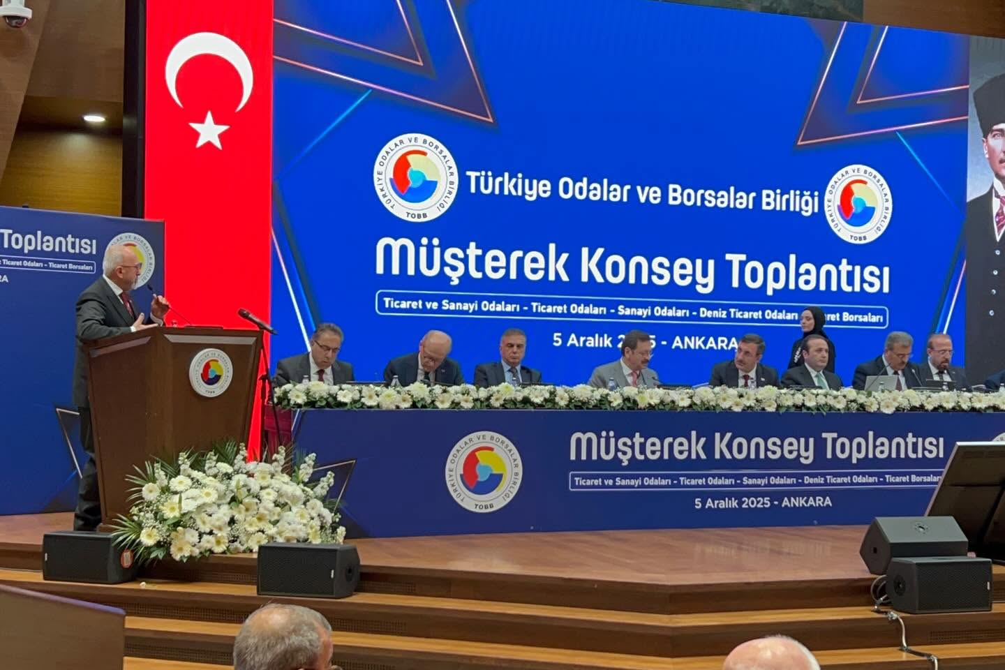 Başkanımız Dumandağ, TOBB Müşterek Konsey Toplantısı'na Katıldı