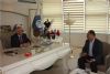 DAP BAŞKANI DEMİR, BAŞKAN DUMANDAĞI ZİYARET ETTİ.