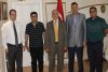 ELFED BAŞKANI FAİK İÇMELİ TİCARET BORSASI BAŞKANI DUMANDAĞ’I ZİYARET ETTİ.