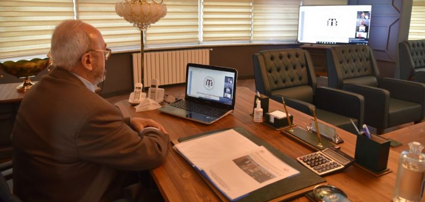 ELAZIĞ TİCARET BORSASI MECLİS TOPLANTISI, YÖNETİM KURULU BAŞKANI M.ALİ DUMANDAĞ VE MECLİS ÜYELERİNİN KATILIMI İLE MECLİS BAŞKANI MEMET EMİN AYAZ’IN BAŞKANLIĞINDA WEBİNAR ÜZERİNDEN GERÇEKLEŞTİRİLDİ.