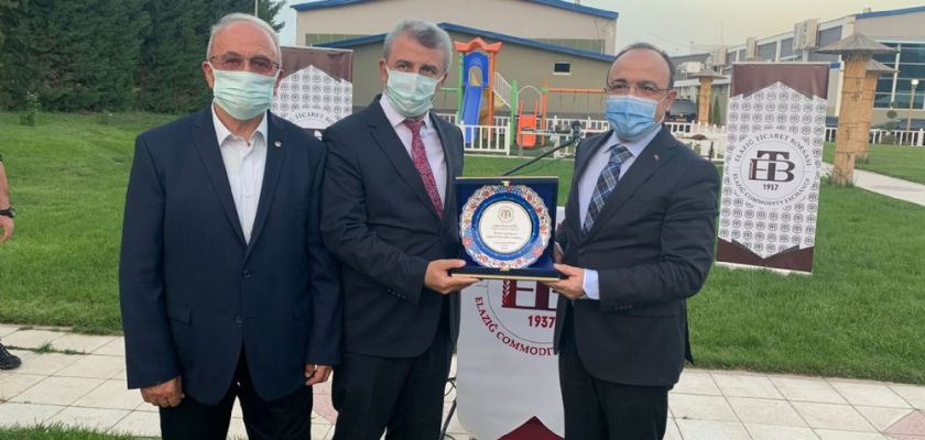 ELAZIĞ TİCARET BORSASI  BAŞSAVCI OSMAN KÖSE’YE VEDA YEMEĞİ DÜZENLEDİ.